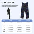 thumbnail image 6 of Kdxio Colored Hearts Print Men's Sleep Pajama Pant Lounge Pants with Pockets, 6 of 8