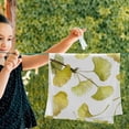 thumbnail image 2 of Coolnut Golden Ginkgo Twigs Hand Towels 2 PCS, Ultra Soft and Highly Absorbent, Fall Leaf Watercolor Decorative Fingertip Towel for Home, Bathroom, Kitchen, 28.3"x14.4", 2 of 4