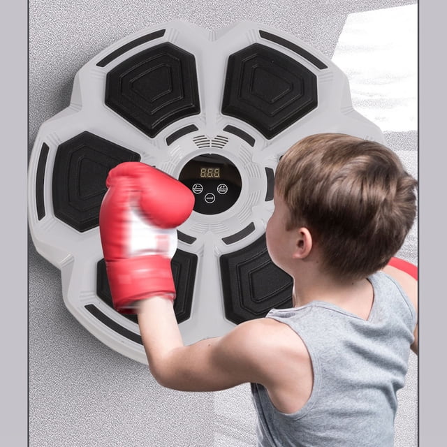 Máquina De Boxeo Con Música Electrónica, Entrenamiento De Altura Ajustable, Objetivo De Boxeo, Entrenador De Boxeo, Objetivo De Boxeo Para El Hogar