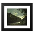 thumbnail image 2 of Joseph Wright of Derby 17x15 Black Modern Framed Museum Art Print Titled - Dovedale by Moonlight, 2 of 5