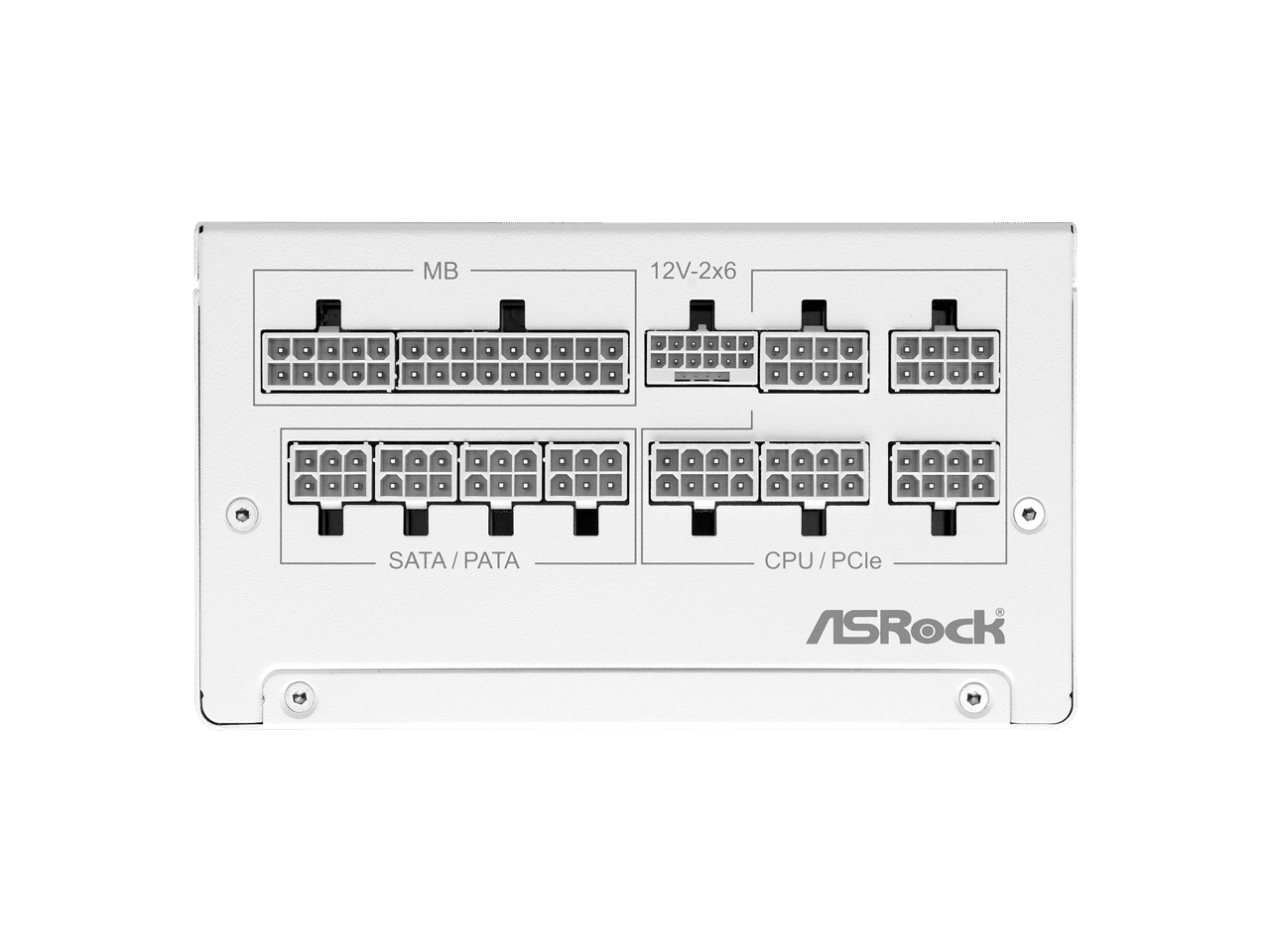 ASRock Steel Legend SL-850GW 850W 80 PLUS GOLD & Cybenetics PLATINUM Full Modular Power Supply, ATX3.1 & PCIe5.1 Ready with Dual Color 12V-2x6 Cable, 10 Years Warranty, White Edition
