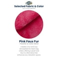 thumbnail image 6 of Ultimate Sack 3000 3-Foot Bean Bag Chair Oversized Foam Lounger, Pink Fur Cover, 6 of 6
