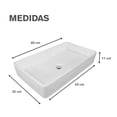 thumbnail image 3 of Jauz Improvement Lavabo Ceramico Clasico Premium Ovalin Blanco Brillante J0559, 3 of 6