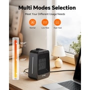 NFTIGB 1500W PTC Space Heater Portable Desktop Electric Heaters for Home, Ceramic Fast Heating, New