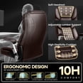 thumbnail image 4 of Waleaf Big and Tall Executive Office Chair with Flip-up & Adjustable Arms-Adjustable Lumbar Support,Heavy Duty High Back Computer Chair for Adults, 4 of 7