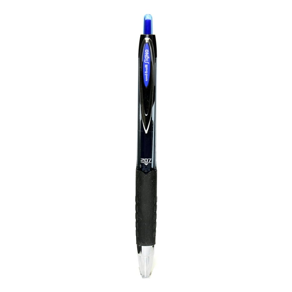 207-signo-gel-pens-blue-pack-of-12-walmart-walmart