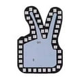 thumbnail image 1 of LED Hand Sign Light, USB Remote Control, Gesture Indicator, PVC, Amber Yellow, Compliant with Traffic Laws, 1pc, 1 of 6