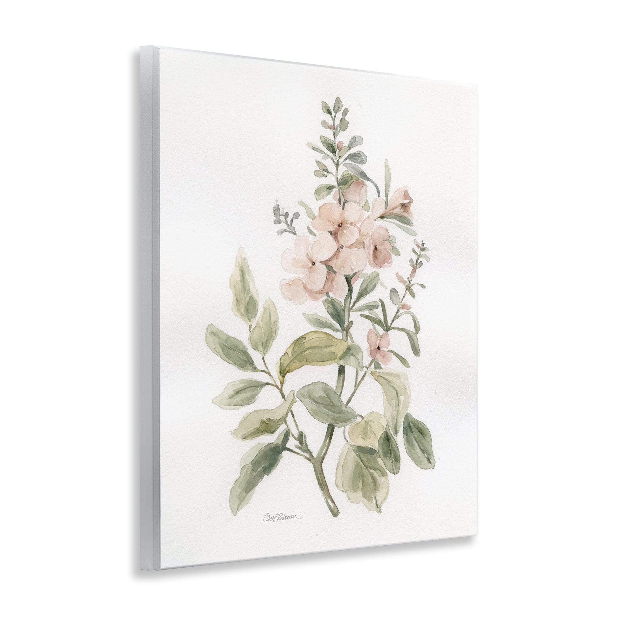 Stupell Industries Dainty Blooming Botanical Plants & Flowers Painting Unframed Art Print Wall Art, 11 x 14