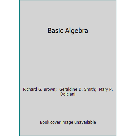 Pre-Owned Basic Algebra (Hardcover) 0395564808 9780395564806