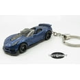 thumbnail image 3 of 2019 '19 Chevy Corvette ZR1 Blue Convertible Car Rare Keychain 1:64 Diecast, 3 of 4