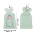 thumbnail image 3 of Unique Bargains 1 Pc ID Badge Holder Plush Keychain Card Holder Green, 3 of 5