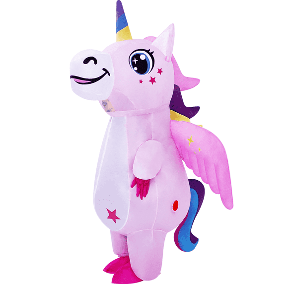 Inflatable Unicorn Costume for Adults, Funny Halloween Inflatable Costumes for Men Women