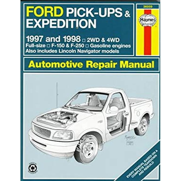 Pre-Owned Ford Pick-Ups and Expedition and Lincoln Navigator Automotive Repair Manual 9781563922862 Used