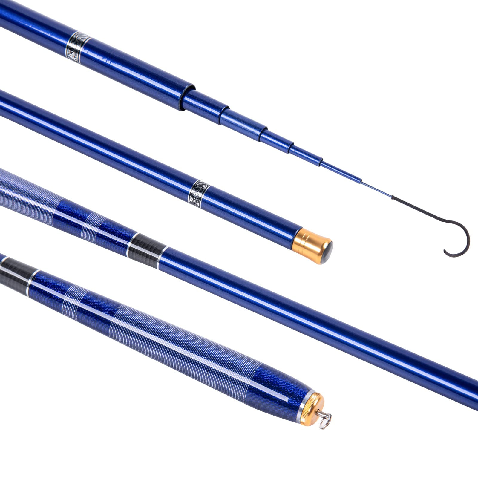 Goture 1.8m-3.6m Telescopic Fishing Rod Carbon Fiber Ultra  Light Fishing Pole Portable Travel Rod Stream Carp Fishing 