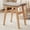 Natural, variant on Solid Wood Small Vanity Stool Chair, Makeup Stools for Vanity Desk, Bathroom Vanity Chair, Padded Foot Stool for Living Room, Ottoman Foot Rest for Couch, Small Bench for Entryway, Black