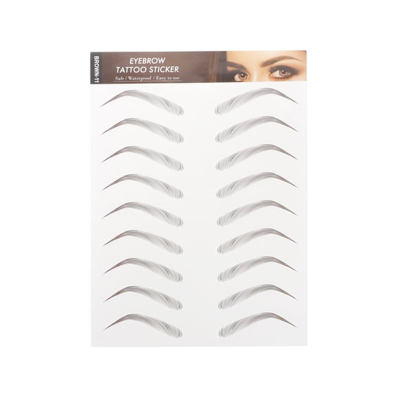 Unique Bargains Tatouage Simulé pour Sourcils pour Femmes 1 Crochet, Marron