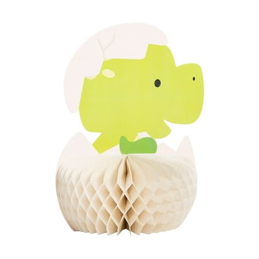 Fun Express Little Baby Dino Honeycomb Centerpieces - 3 Pc.