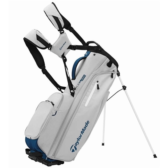 TaylorMade Golf Ladies Flextech Stand Bag Silver/Navy