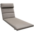 thumbnail image 1 of Outsunny Outdoor Lounge Chair Cushion with Back Ties, Dark Grey, 1 of 10