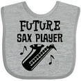 thumbnail image 3 of Inktastic Future Saxophone Player Sax Music Boys or Girls Baby Bib, 3 of 4