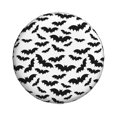 thumbnail image 3 of Spare Tire Cover, black bat white cool Wheel Cover Tire Covers for Trailers Car Truck Camper Universal Tire Covering Fits Diameter 15 inch, 3 of 7