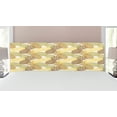 thumbnail image 1 of Pineapple Headboard, Summer Themed Overlapping Curving Exotic Tropical Pineapples with Lines Print, Upholstered Decorative Metal Bed Headboard with Memory Foam, King Size, Multicolor, by Ambesonne, 1 of 4