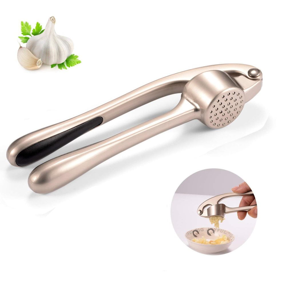 Garlic Press Mincer Ginger Crusher Heavy Duty Metal Garlic Presser