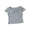 Z126 Light Blue, variant on Landzoo Girls Back To School Tees Solid Color Short Sleeve Crew Neck Autumn Cozy Soft Girls T-Shirt