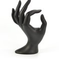 thumbnail image 4 of Soporte de Exhibición de Joyería Fernando Anillo de pantalla Resina Negra, 4 of 4