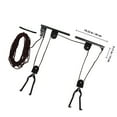 thumbnail image 2 of SKISUNO 1 Set Garage Ceiling Storage Bike Pulley System Steel Wall Mounted For Cycling Enthusiasts, 2 of 8