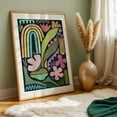 thumbnail image 6 of Under the Rainbow - Illustration Abstract Floral Geometric Modern Art Pastel Pattern Boho Unframed Wall Art Print 8 x 12 inches, 6 of 60