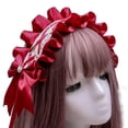 thumbnail image 1 of Tocado gótico de lolita, accesorios para el cabello de encaje para sirvienta, lindas diademas, horquillas dulces, 1 of 5