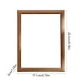 thumbnail image 3 of Blueek Wooden Photo Frame - 8 Inches Lightweight Wall Hanging & Desktop Decor for Home & Office - Stylish Picture Frames, 3 of 7