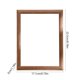 thumbnail image 3 of TUWABEII - Marco de fotos de madera resistente de 8 pulgadas, sencillo y elegante, para escritorio, para decoración del hogar y exhibición de fotos., 3 of 6
