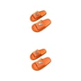 thumbnail image 1 of Sonducket Sandalia antideslizante para mujer - Transpirable y de moda plataforma inferior gruesa Zapatilla de punta abierta Mujer Hombre Naranja 44/45.44/45 2Conjunto, 1 of 6