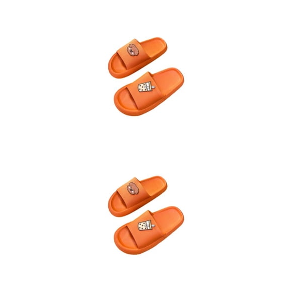 Qarigey Pantuflas de moda para hombre: livianas y cómodas, fáciles de limpiar, parte inferior y gruesa, plataforma elegante, punta abierta Type9 NO9