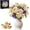 White, variant on TERRAMUS White Rose Bouquet Building Set with LED Light, 523 PCS Flower Building Kit, Champagne Rose Construction Blocks Toy for Ages 12+