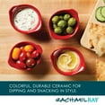 thumbnail image 4 of Rachael Ray Ceramics Round Ramekin Dipper Cup Set, 4-Piece, Red, 4 of 9