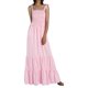thumbnail image 5 of Txlixc Mujeres Verano Maxi Vestido Adultos Sexy Sin Mangas Tie-up Spaghetti Straps Rayas Vestido de Una Pieza Vacaciones Txlixc  Estilo de ocio, 5 of 9