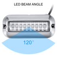 thumbnail image 3 of Sidaley Luz LED subacuática ligera de 550W, haz de luz de barco oceánico de acero inoxidable, fácil instalación, quemador de popa de yate Bombillas para automóviles No.1, 3 of 6