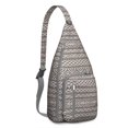 thumbnail image 1 of Earthy Minimalist Sling Backpack - Rustic Aesthetic Shoulder Bag, Lightweight Travel Pack, 1 of 4
