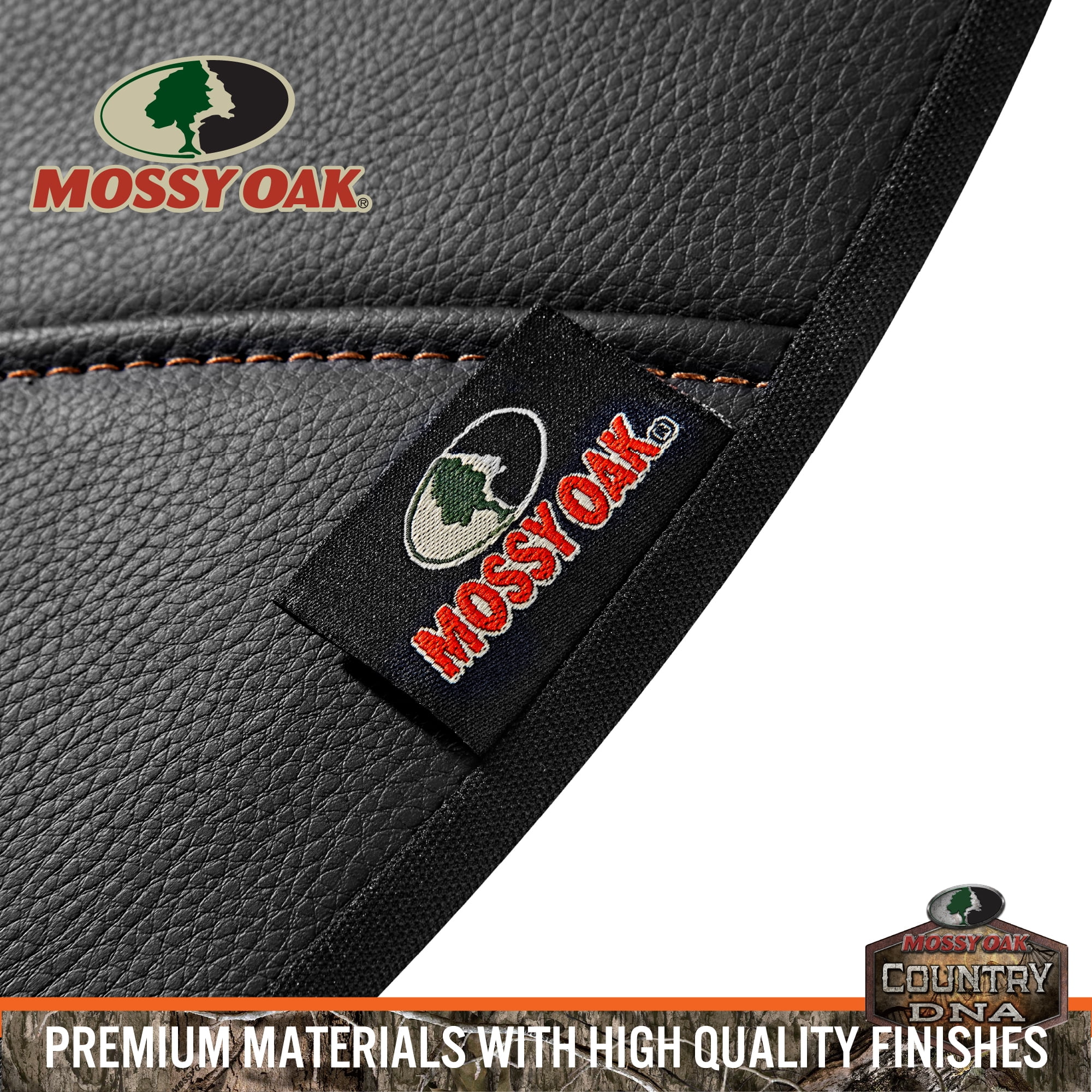 Mossy Oak 2Piece Car Seat Cover High Back Truck Polyester Camo - Universal Fit MS2401
