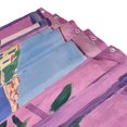 thumbnail image 3 of Yayeee Shower Curtain with Hooks 72"x72" Waterproof Fabric Bathroom Hanging Decor, Purple Window Scene, 3 of 5