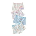 thumbnail image 2 of Spazoro Toddler Girls Boxer Briefs, Soft & Comfy Printed Cotton 4-Pack Underwear Panties for Girl Light Blue Size 1.5-16T, 2 of 3