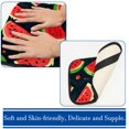 thumbnail image 3 of Watermelon Printed Furry Soft 12.5x8.2 Inch Car Armrest Mat Cover Accessories, 3 of 6