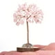 thumbnail image 4 of Wosthever Árbol de piedras curativas y de cristal hecho a mano, opción de regalo, para decoración de escritorio, cristales y piedras curativas Decoración del hogar rosa, 4 of 6