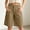 Coffee women straight leg bermuda shorts a1, variant on Women's Straight Leg Bermuda Shorts Mid Rise Pockets Solid Casual Summer Regular Fit Cropped Pants Lounge Beach Travel Trousers, Brown 2XL