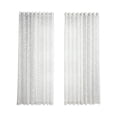 thumbnail image 2 of Tyidzon White Sheer Curtains, Light Filtering Semi Sheer Voile Curtains with Design Leaves Embroidered Rod Pocket Window Drapes for Bedroom Living Room, 2 of 7