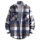 thumbnail image 1 of Blusa y camisa de manga larga con cuello vuelto, nueva camisa informal a cuadros para hombre, camisa holgada juvenil de manga larga, camisa informal para hombre, abrigo, blusa para hombre, 1 of 3