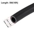thumbnail image 2 of Fuel Line Hose 8mm ID 12mm OD 16ft Oil Line Fuel Pipe Rubber Water Hose Black, 6 Clamps, 2 of 3